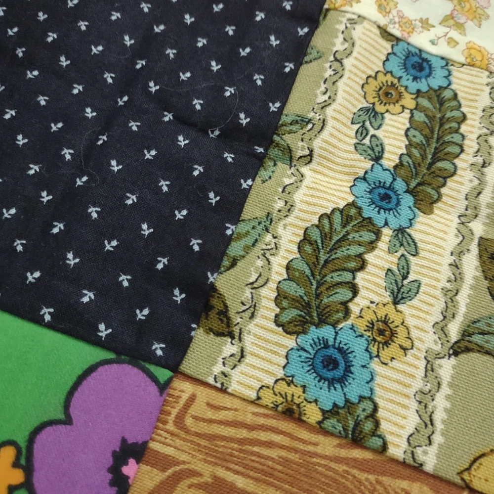 Handmade Patchwork Quilt Equal Squares